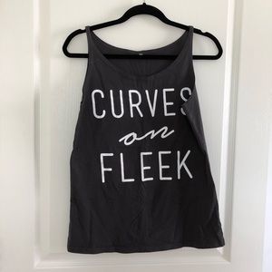 LIKE NEW! Gray active tank top